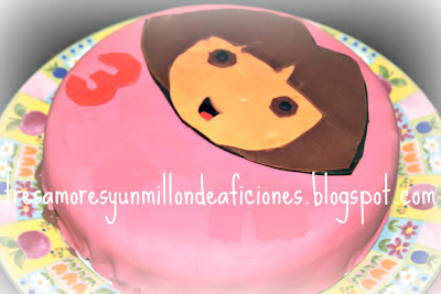 Tarta de Dora para alguien muy especial