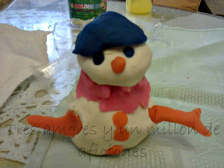 Actividad de invierno: muñeco de nieve